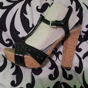 Guess cork platform sandles